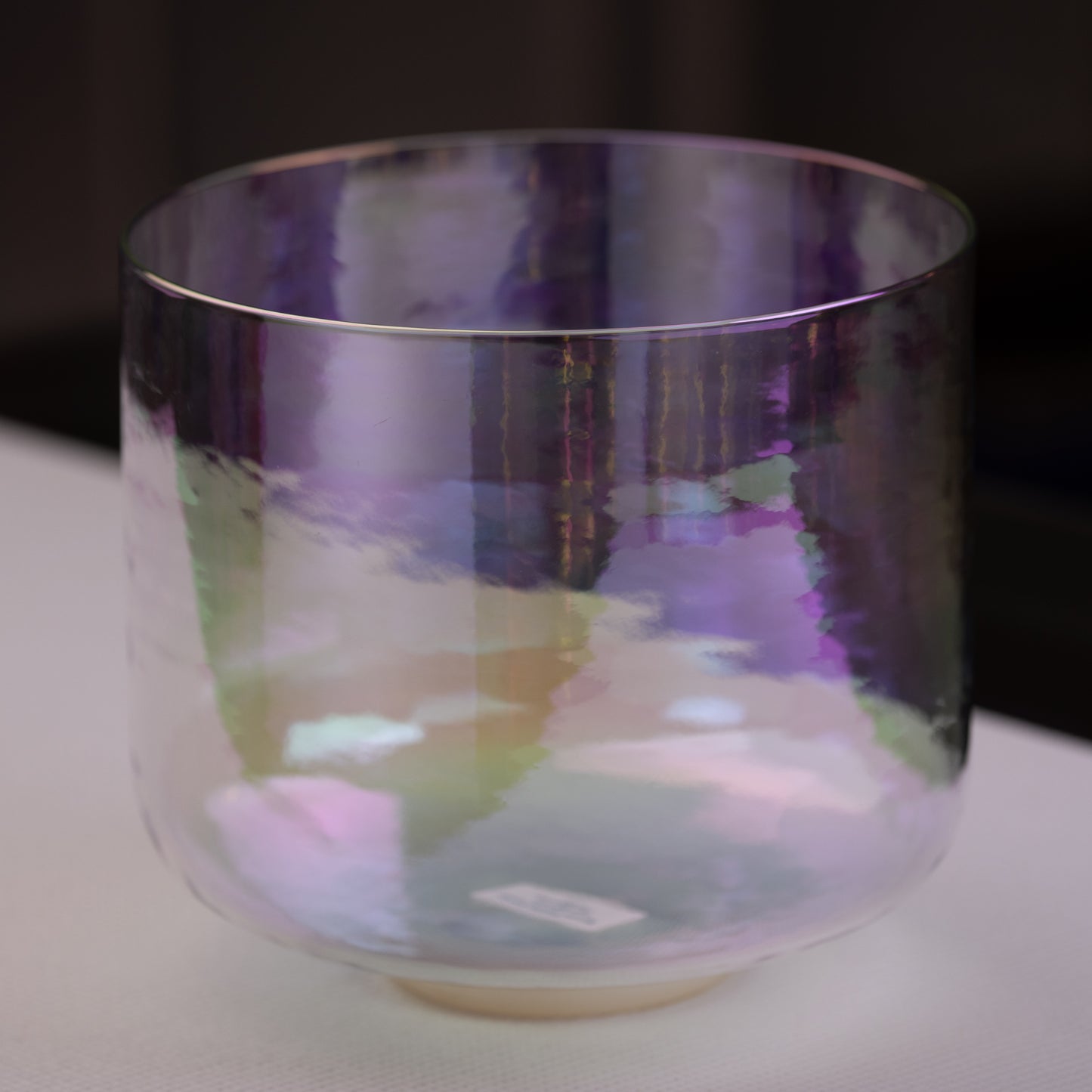 10" D#+15 Prismatic Crystal Singing Bowl