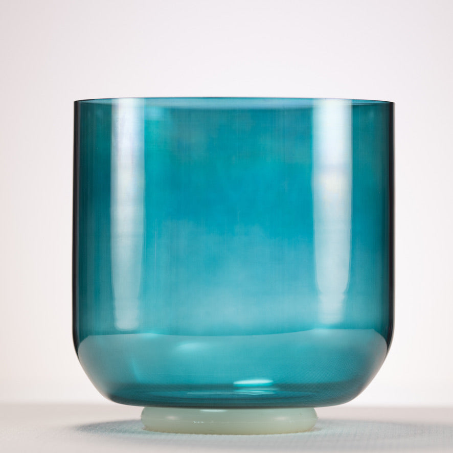 8" D-7 Marine Dream Crystal Singing Bowl, Perfect Pitch
