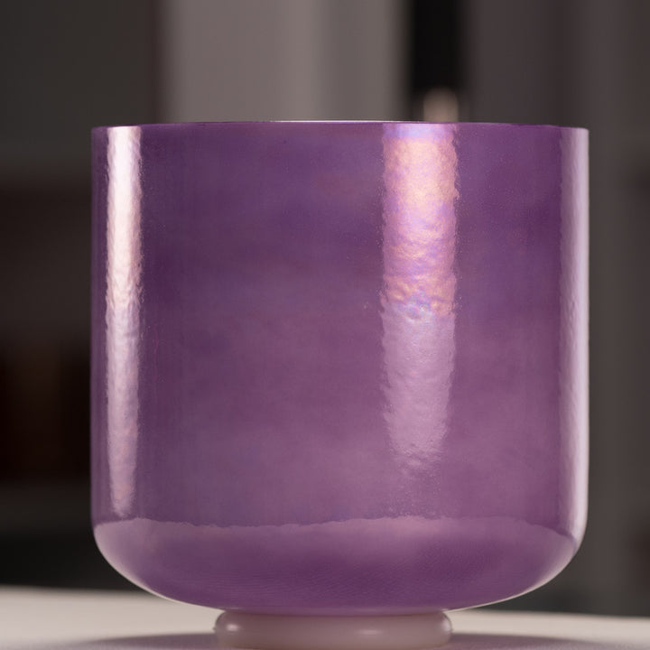 9" A-17 Lilac Blossom Crystal Singing Bowl