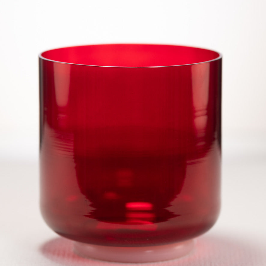 6.5" F#-43 Ruby Ray Crystal Singing Bowl