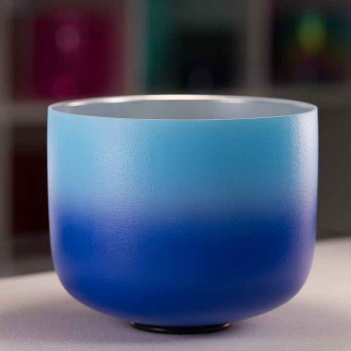 11" C-29 Frosted Father Sky Crystal Singing Bowl