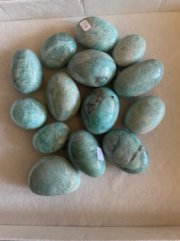 Amazonite Oblong Palm Stones