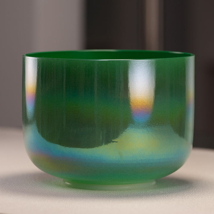 8" F#-24 Forest Fairy Celestial Frosted Singing Bowl