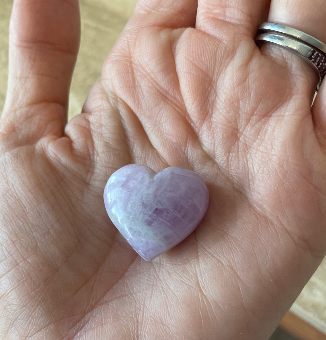 Small Kunzite Heart