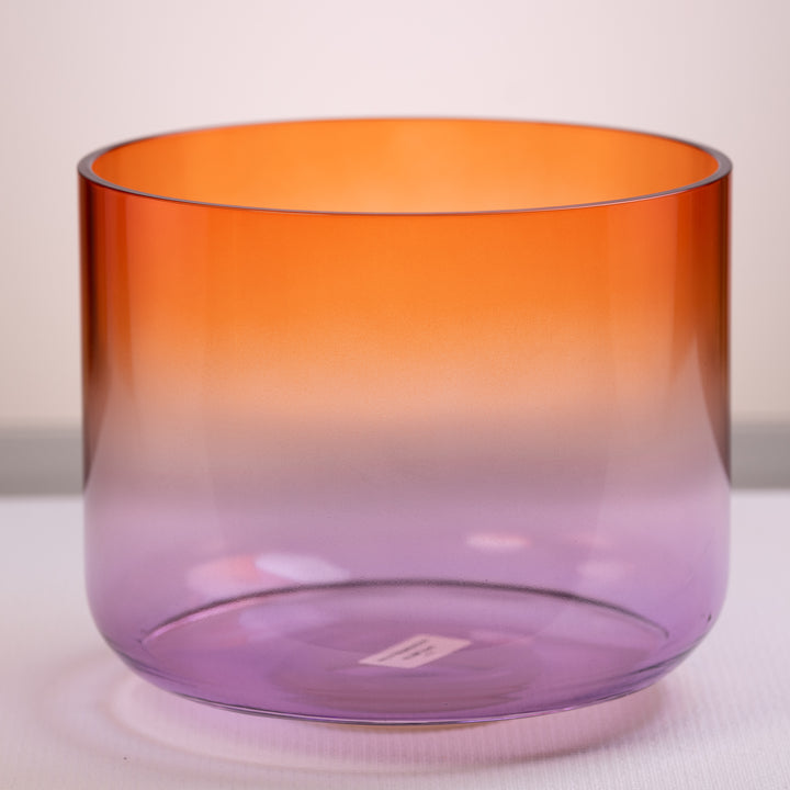 10.25” E-41 Sunset Bloom Crystal Singing Bowl