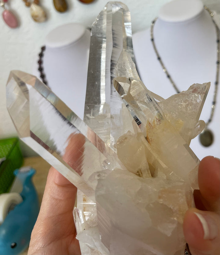 Lemurian Seed Cluster with 2 Wands