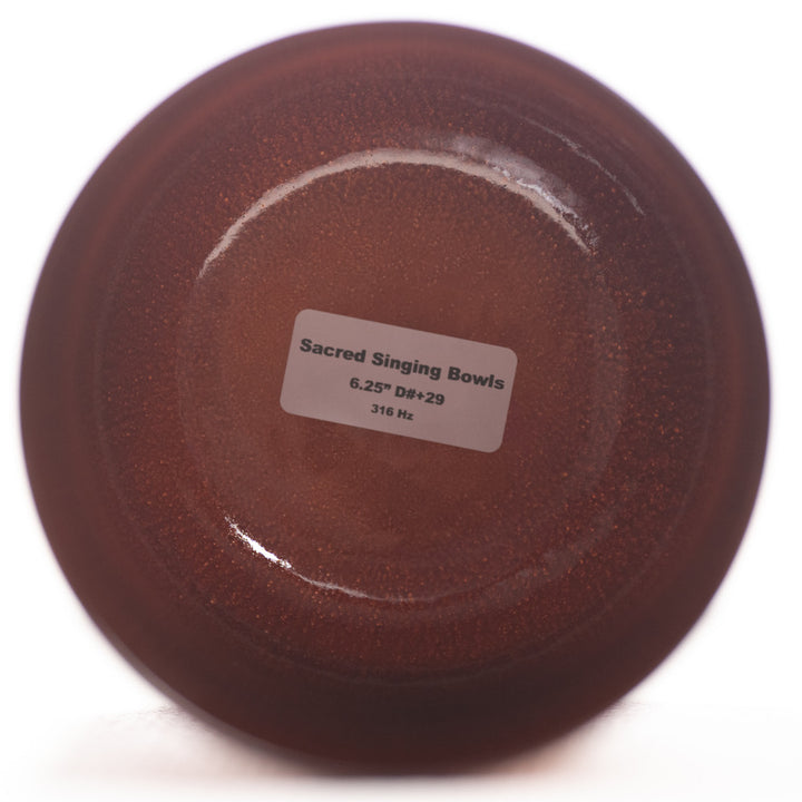 6.25" D#+29 Sacred Ground Crystal Singing Bowl