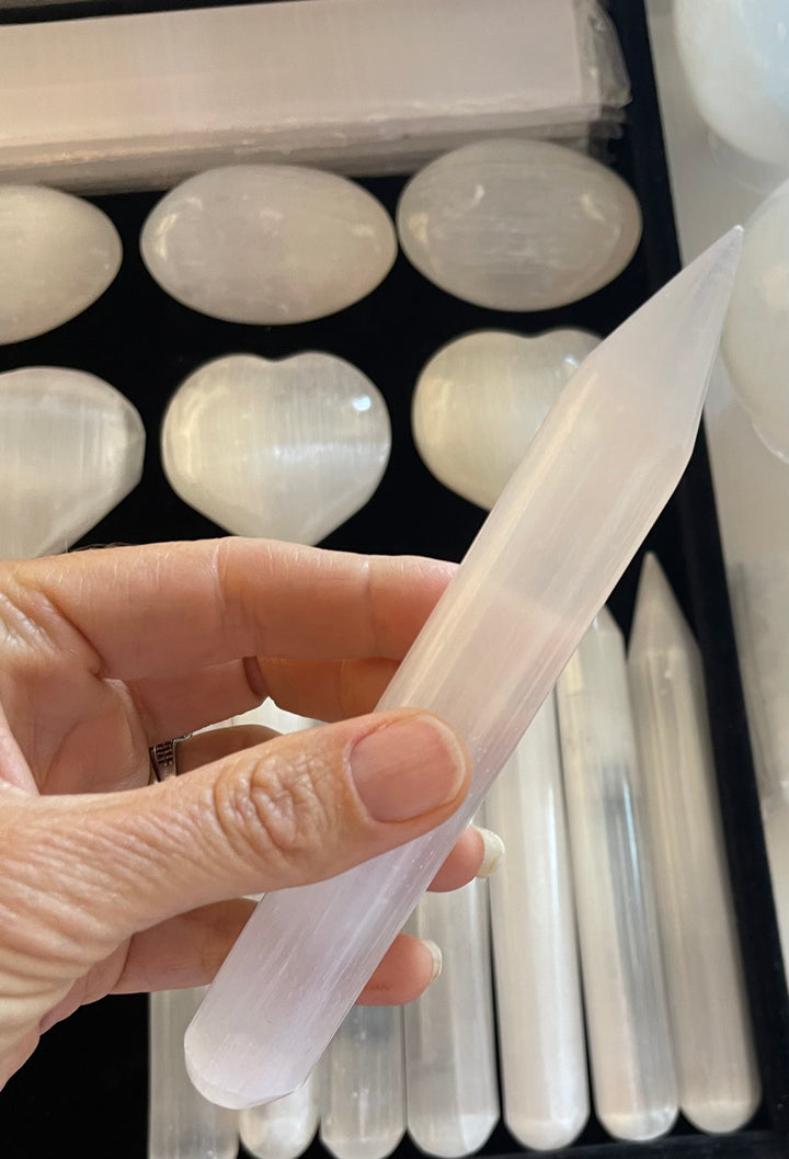 Selenite Wand