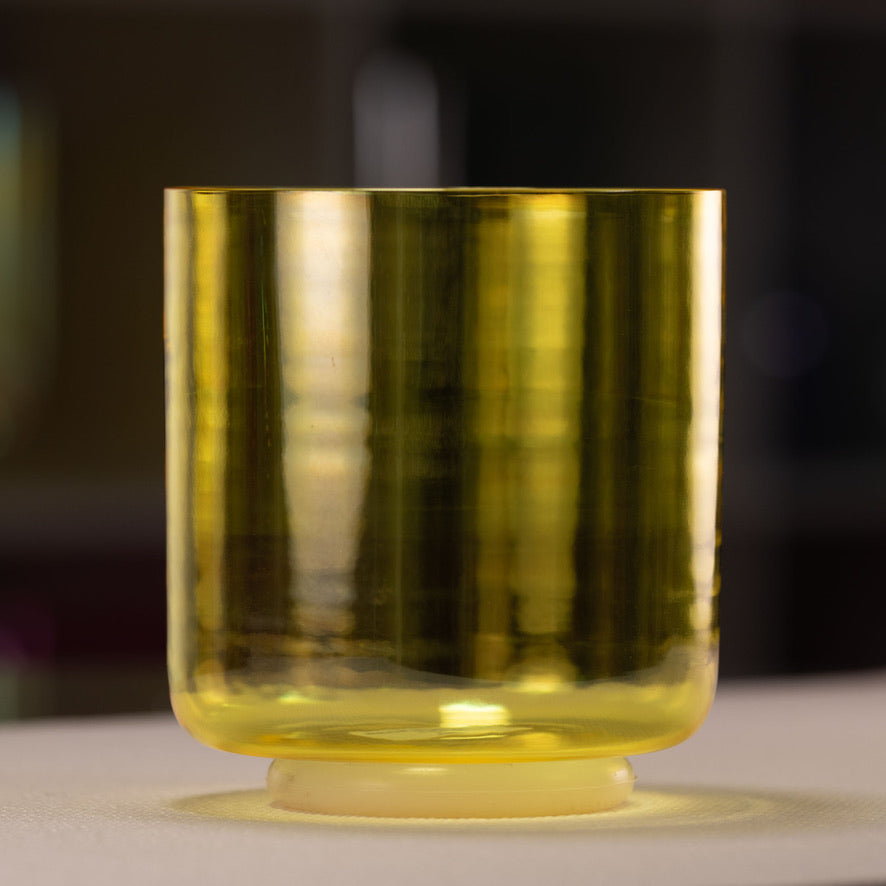 6.5" D+46 Radiant Sun Crystal Singing Bowl