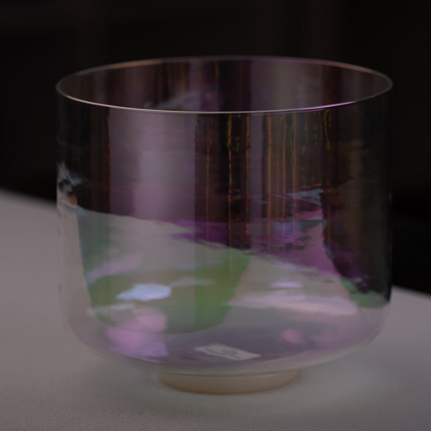 E+0 Prismatic Rainbow Crystal Singing Bowl from Bowls of Sound