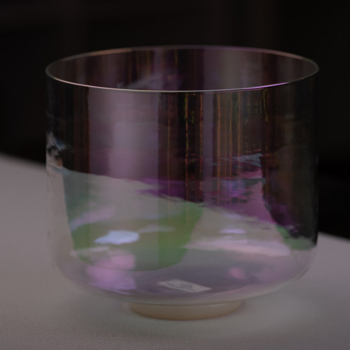 E+0 Prismatic Rainbow Crystal Singing Bowl from Bowls of Sound