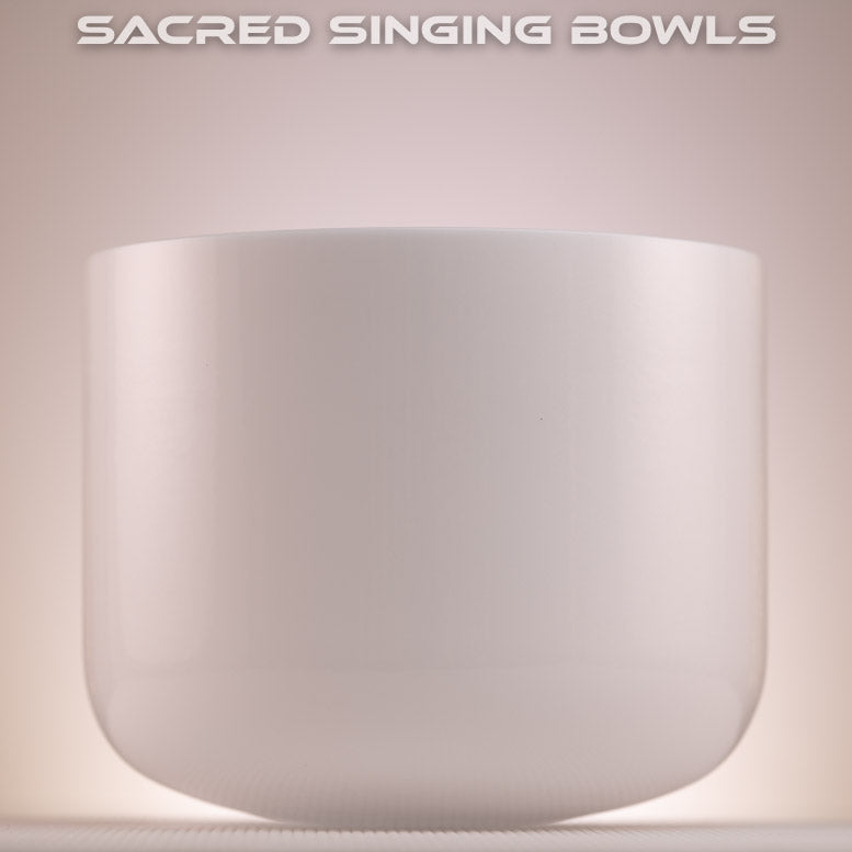 White Light Quartz Crystal Bowls from Sacred Singing Bowls