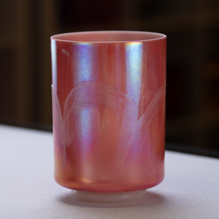 Crystal Tones Alchemy Bowl: Rhodochrosite & Platinum 