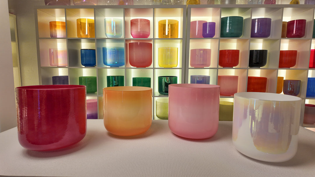 Eternal Sun: Crystal Singing Bowl Set from Bowls of Sound