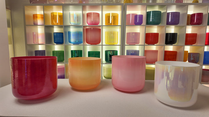 Eternal Sun: Crystal Singing Bowl Set from Bowls of Sound