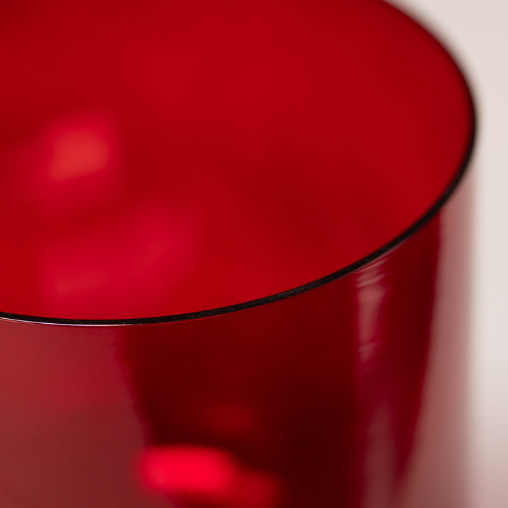 7.5" D+7 Ruby Ray Crystal Singing Bowl, Perfect Pitch