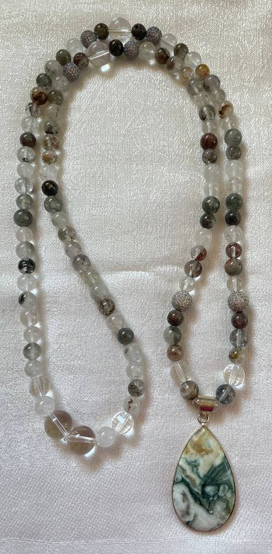 Garden Quartz Mala