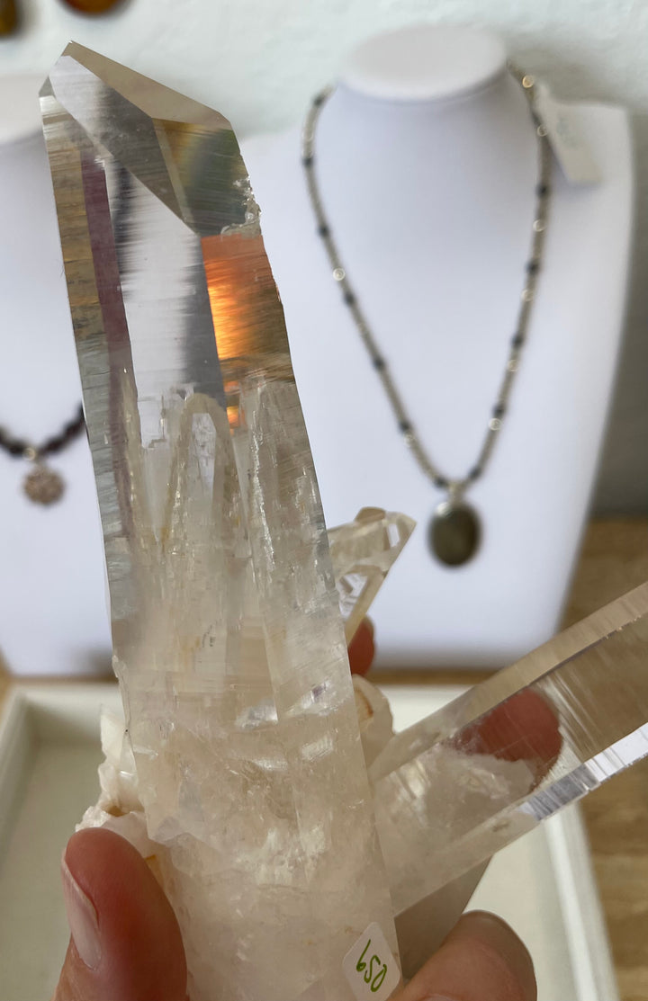 Lemurian Seed Cluster with 2 Wands