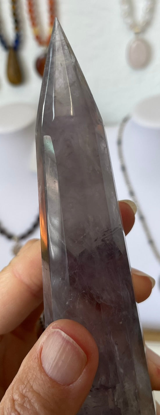 Amethyst Vogel-inspired Wand
