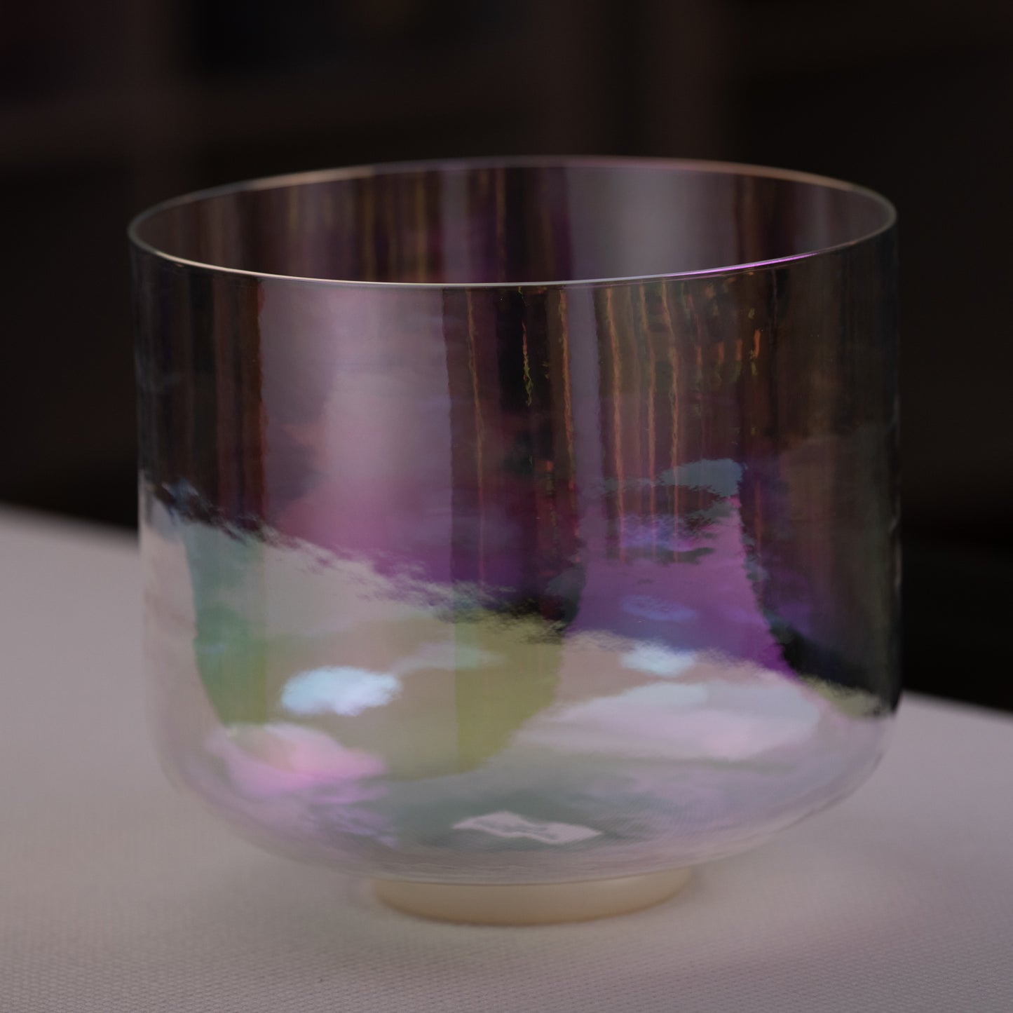 10" D-8 Prismatic Crystal Singing Bowl