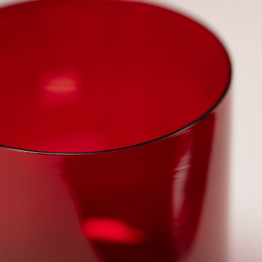 7" C#-1 Ruby Ray Crystal Singing Bowl, Perfect Pitch