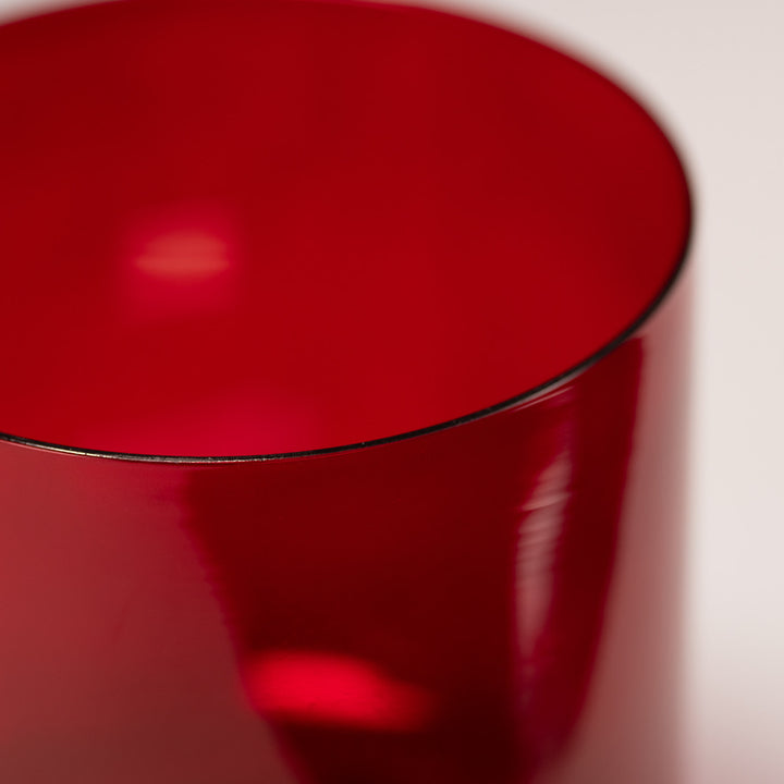 7" C#-1 Ruby Ray Crystal Singing Bowl, Perfect Pitch