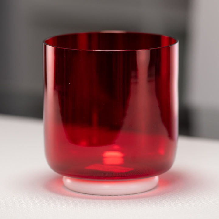 6" G-44 Ruby Ray Crystal Singing Bowl