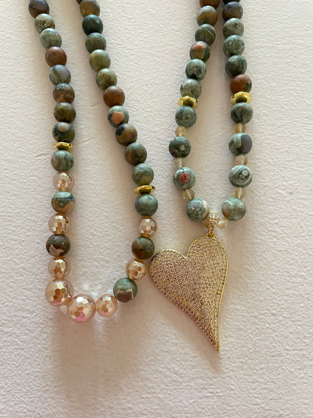 Rainforest Jasper Mala