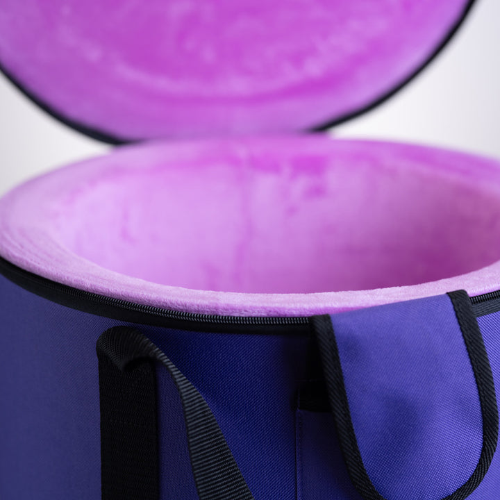 10" Purple Carrying Case for Crystal Singing Bowls