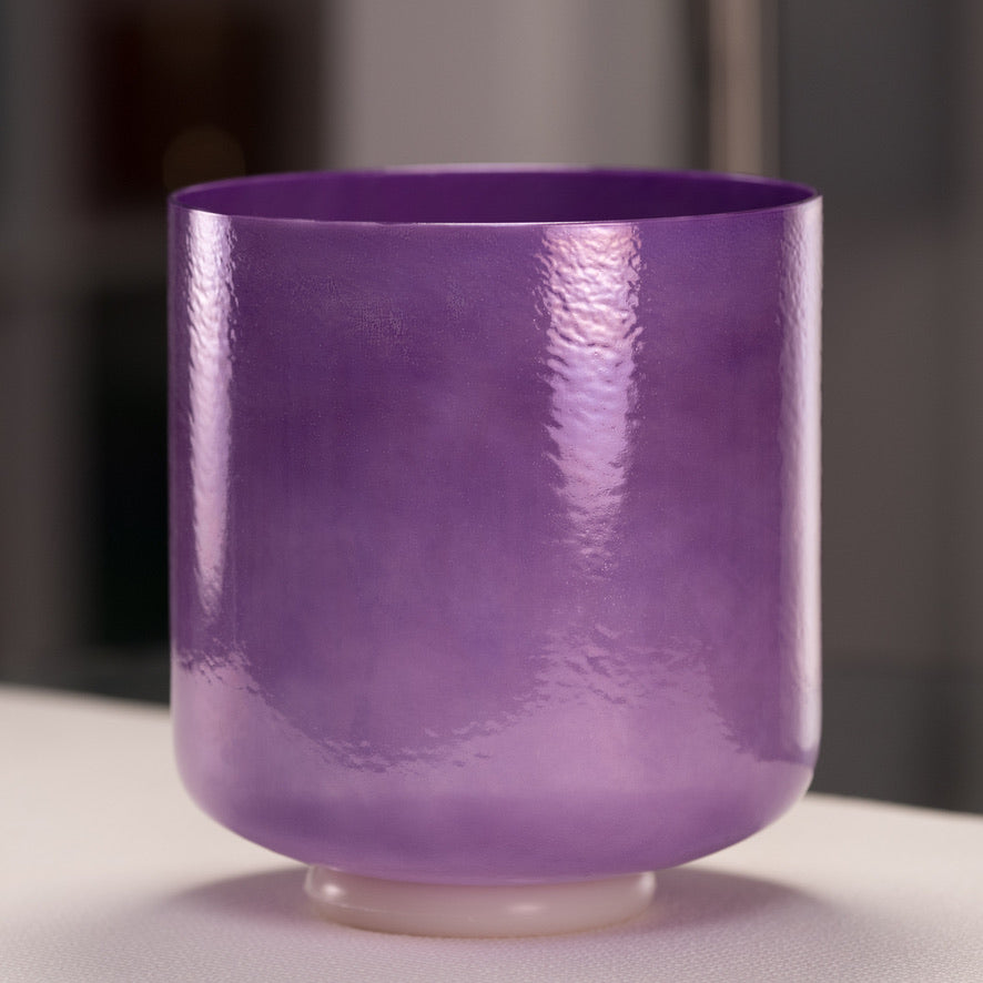 8" B-45 Lilac Blossom Crystal Singing Bowl