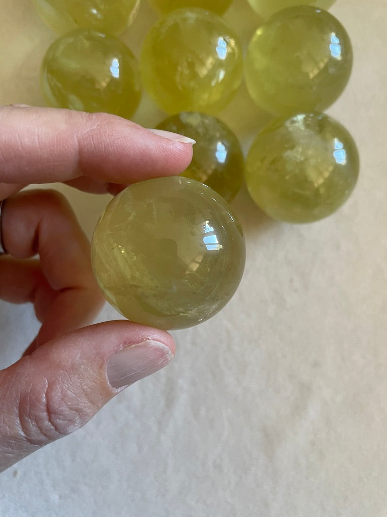 Yellow Calcite Sphere