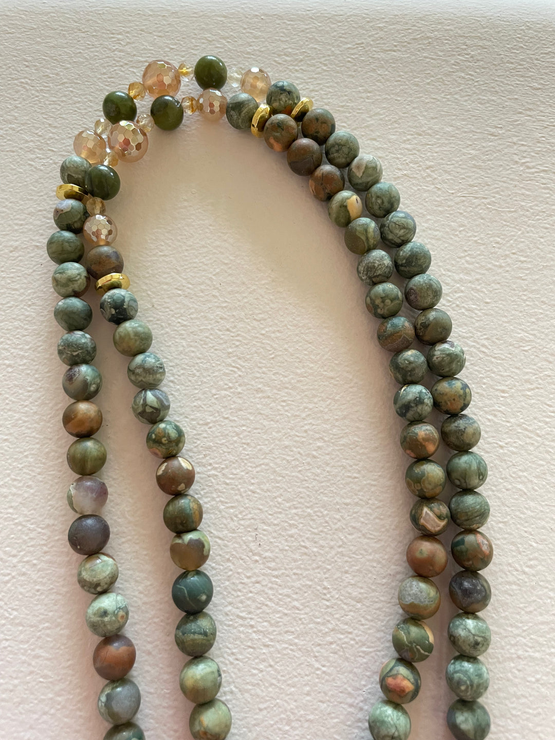 Rainforest Jasper Mala