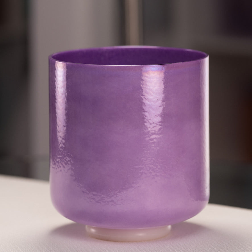 8" E-27 Lilac Blossom Crystal Singing Bowl