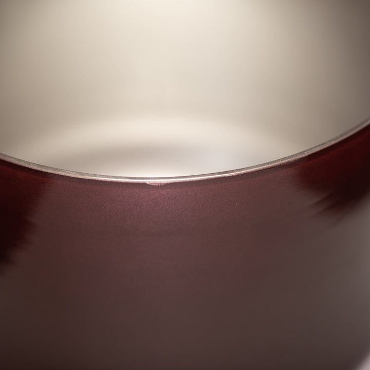 11" G-44 Sacred Ground Crystal Singing Bowl, Silver inside