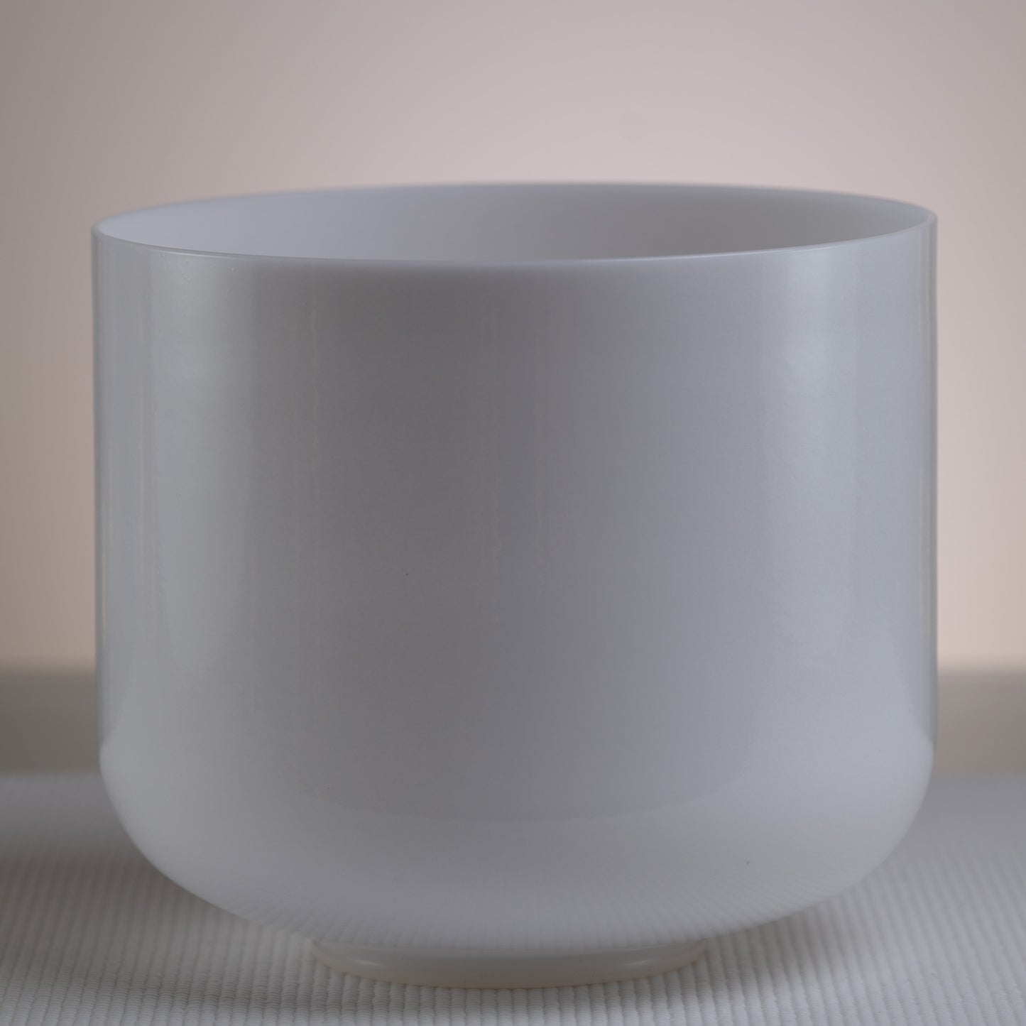 10" D#+19 White Light Quartz Crystal Singing Bowl