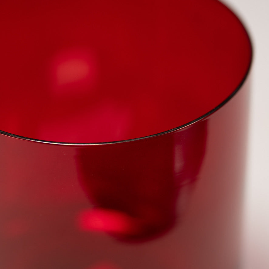 6.75" D#+0 Ruby Ray Crystal Singing Bowl, Perfect Pitch