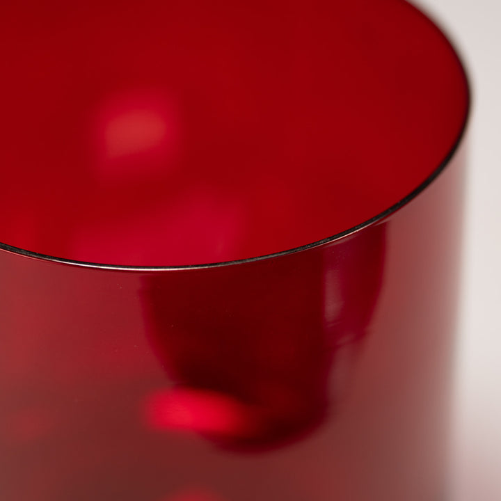 6.75" D#+0 Ruby Ray Crystal Singing Bowl, Perfect Pitch