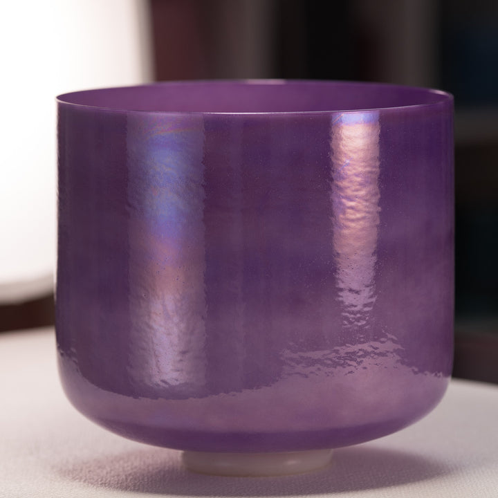 11" D-27 Lilac Blossom Crystal Singing Bowl