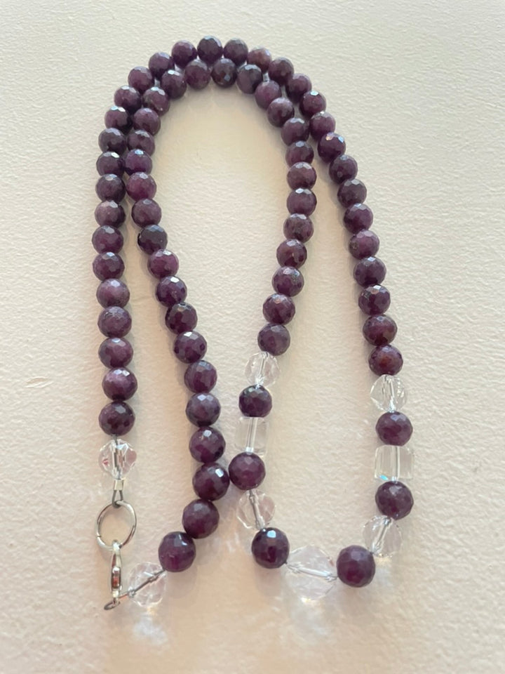 Purple Ruby Necklace