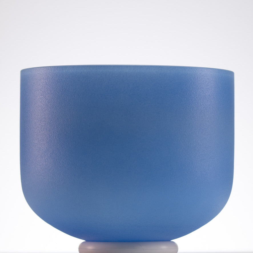 9" D-30 Father Sky Frosted Crystal Singing Bowl