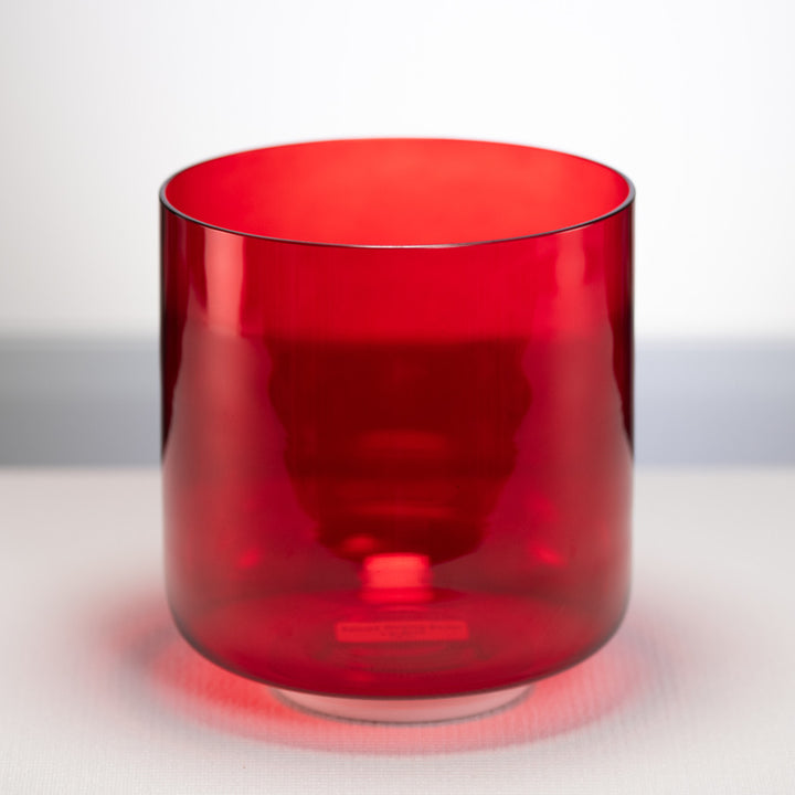 7.5" B+15 Ruby Ray Crystal Singing Bowl