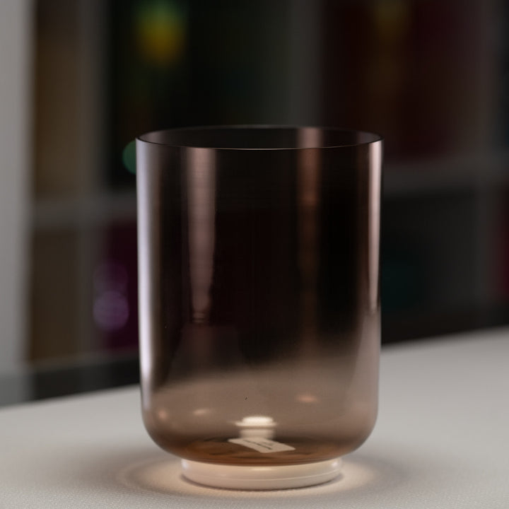 6.5" E-30 Sacred Ground Crystal Singing Bowl, Tall