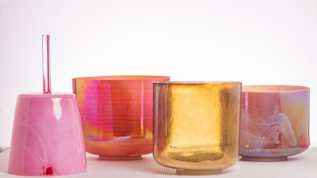 New Earth Song Lines: Crystal Singing Bowl Set