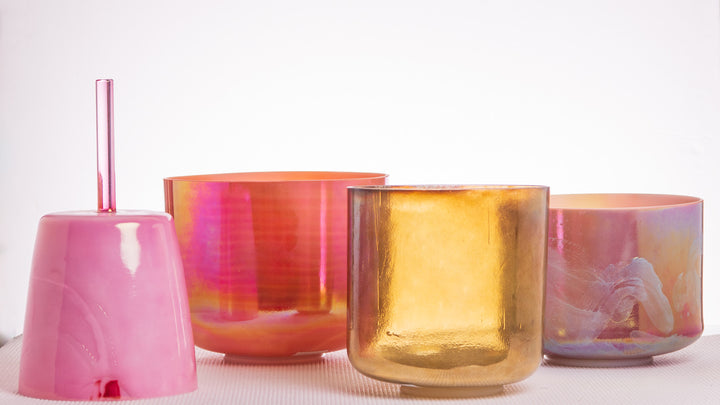 New Earth Song Lines: Crystal Singing Bowl Set