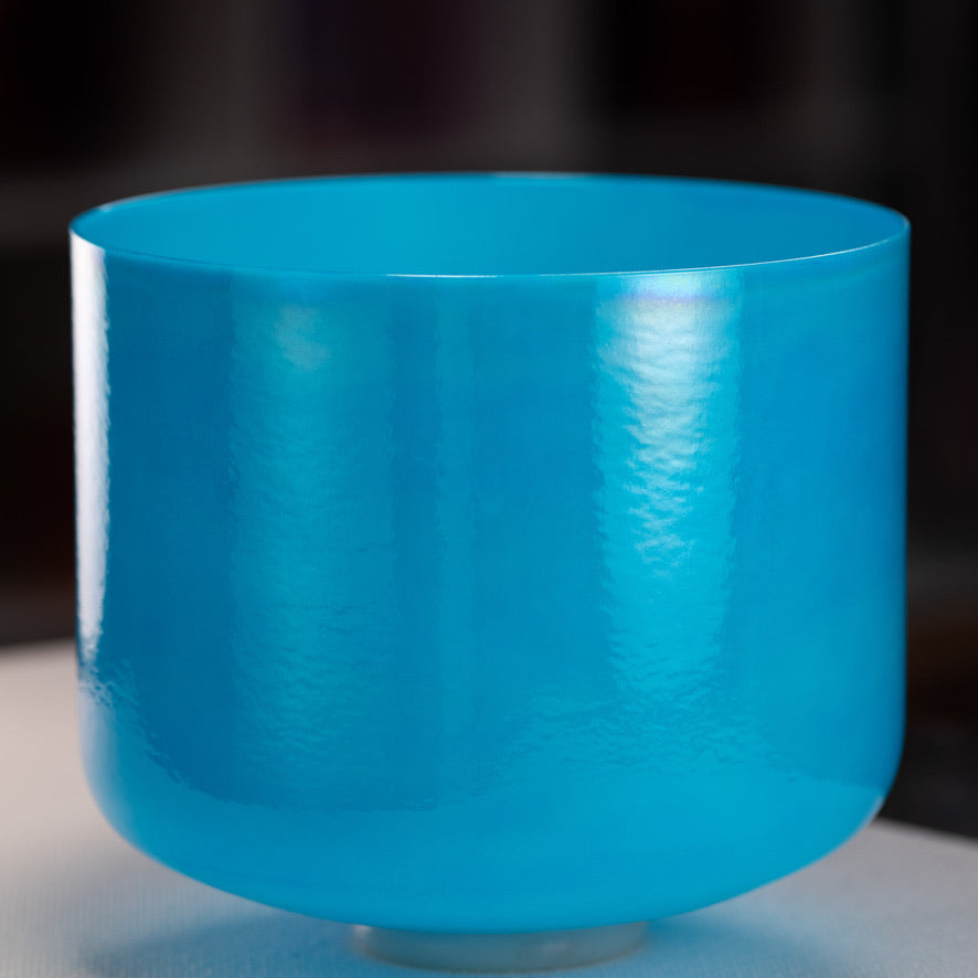 12" A#-10 Serenity Sky Crystal Singing Bowl, Perfect Pitch