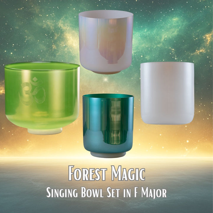 Forest Magic Singing Bowl Set from Bowls of Sound
