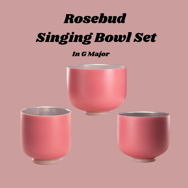 Frosted Rosebud Set in G Major from Bowls of Sound