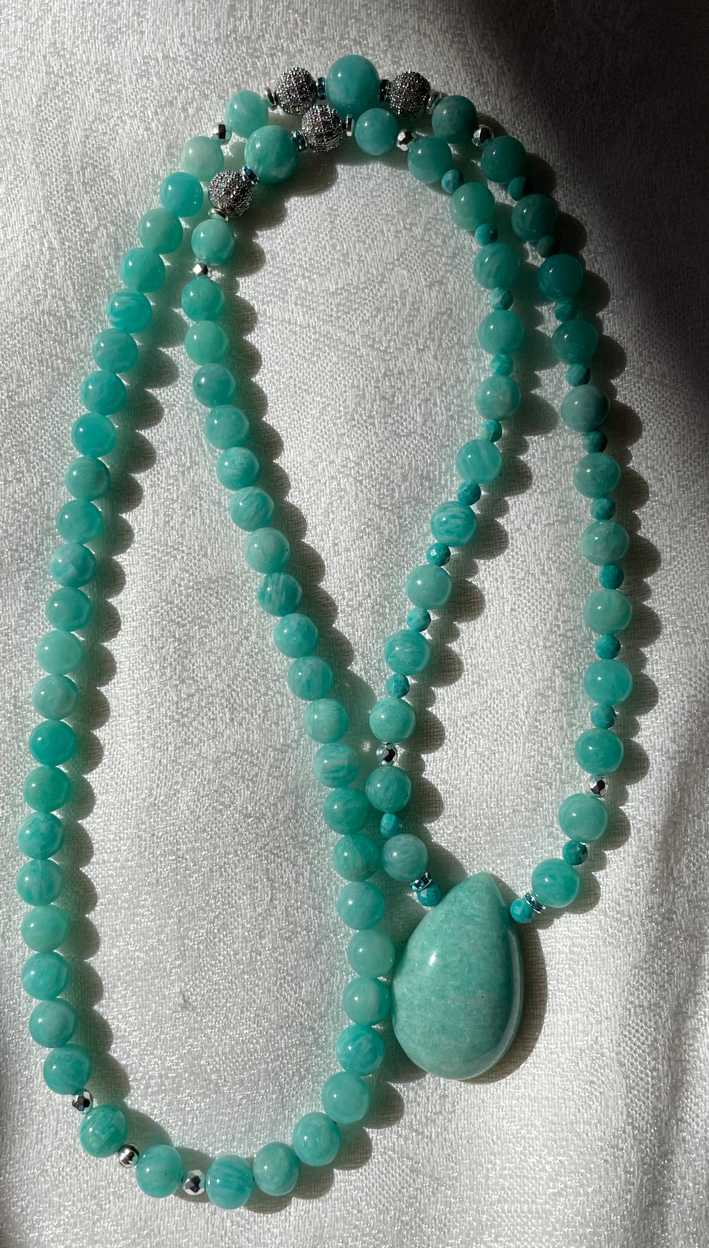 Amazonite Mala