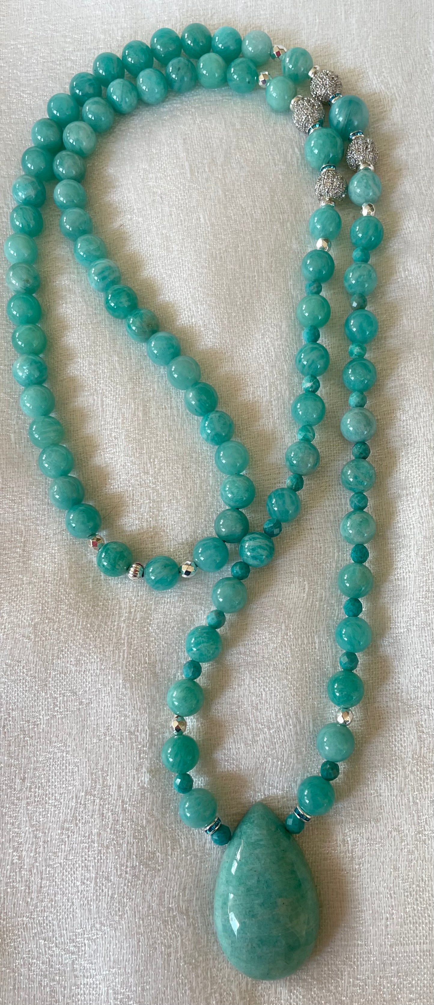 Amazonite Mala