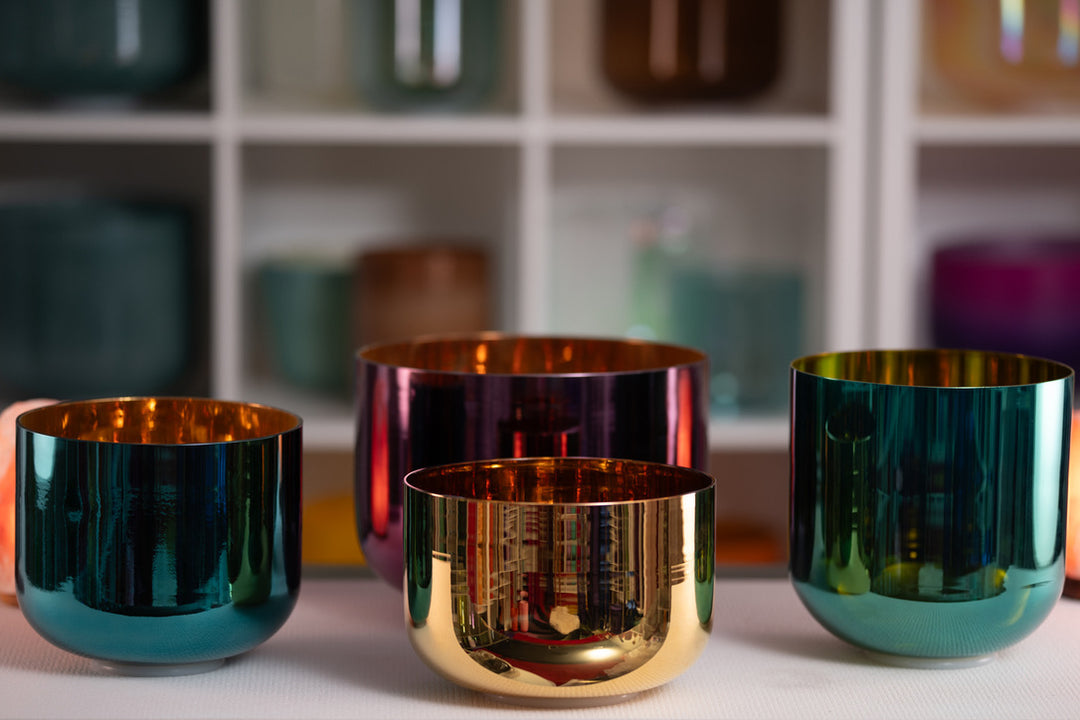 Golden Light of Love Singing Bowl Set from Bowls of Sound